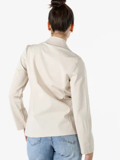 Top Trendy Blazer donna mono bottone - beige