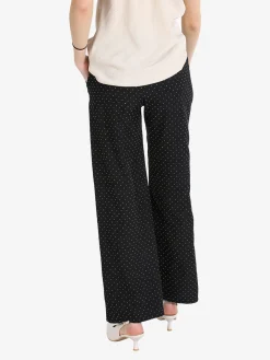 Top Trendy Pantaloni donna a gamba larga con strass