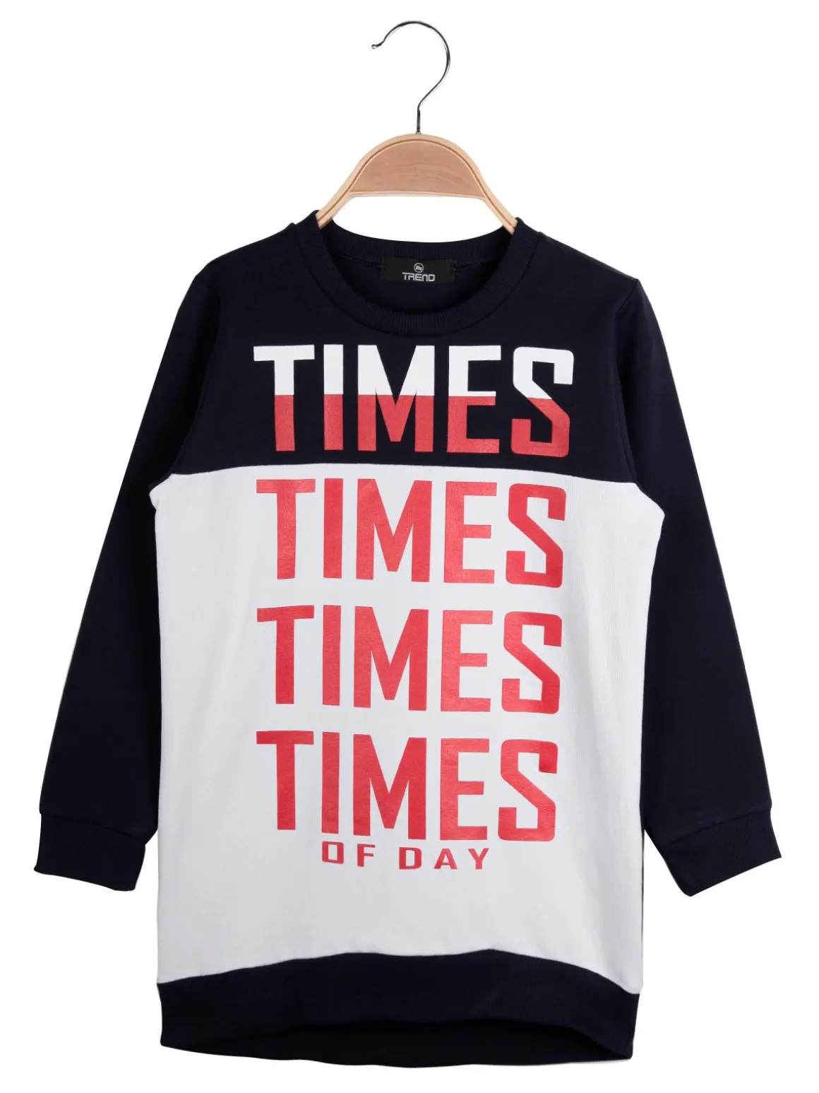 Trend 24 Maxi felpa con stampa scritte