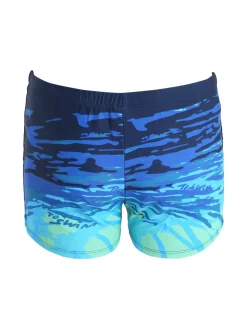 Trendy Boy Boxer parigamba da mare per uomo - blu scuro