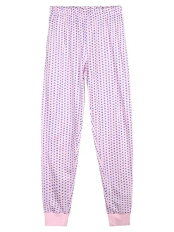Trudi Pigiama lungo da bambina in cotone - rosa