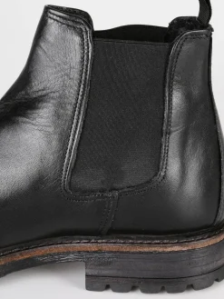 Tusichevali Stivaletti chelsea in pelle nero