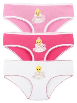 Tweety Tris slip bambina in cotone