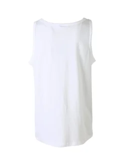 Umbro Canotta girocollo da uomo in cotone con logo - bianco