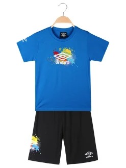 Umbro Completo corto da bambino in cotone con t-shirt e bermuda