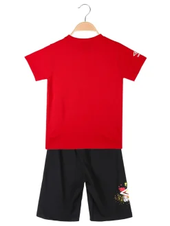 Umbro Completo corto da bambino in cotone con t-shirt e bermuda