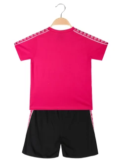 Umbro Completo corto 2 pezzi in cotone da ragazza con t-shirt e shorts