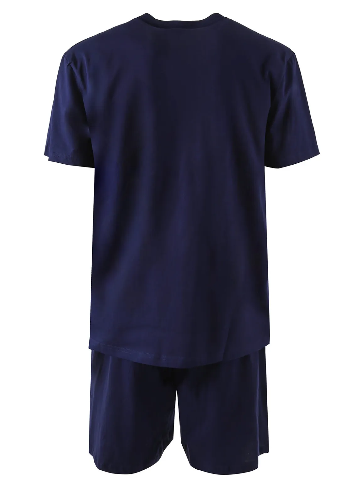 Umbro Completo corto sportivo da uomo in cotone con t-shirt e bermuda - blu scuro