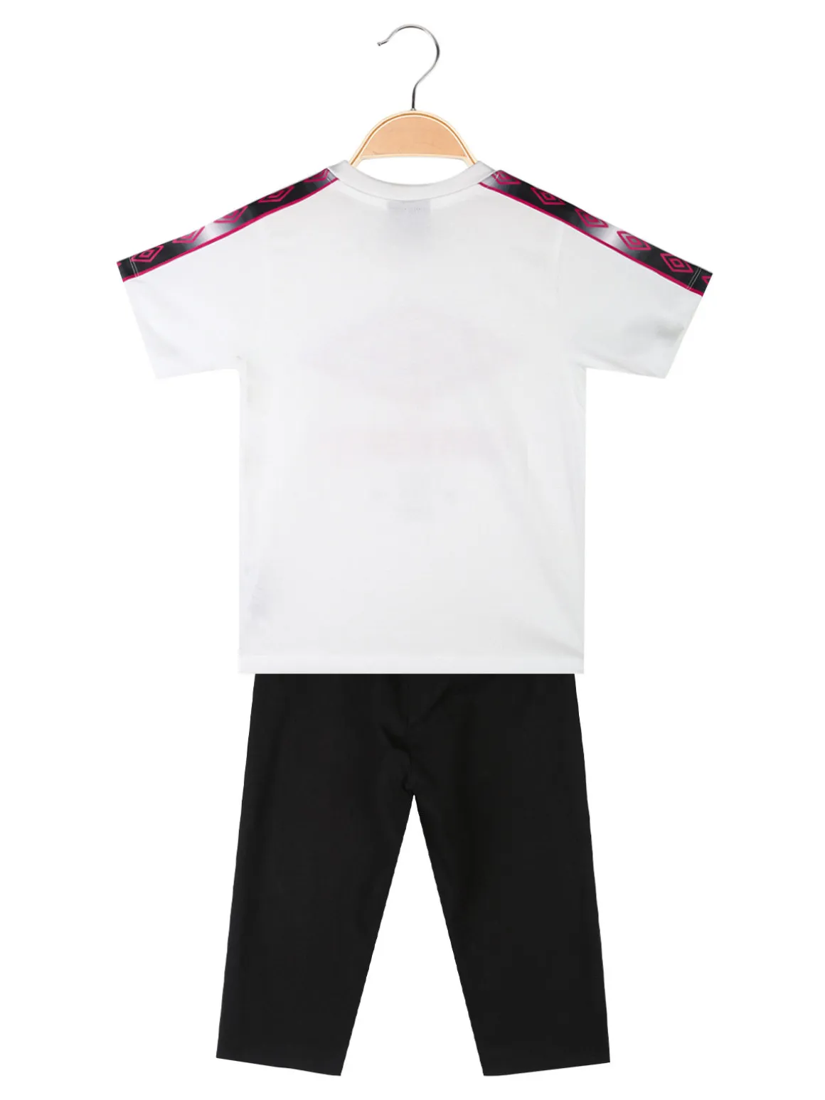 Umbro Completo 2 pezzi in cotone da ragazza con t-shirt e leggins