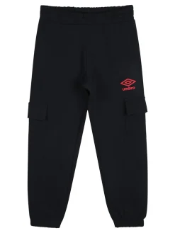 Umbro Completo tuta cargo 2 pezzi da bambino con cappuccio e zip - blu
