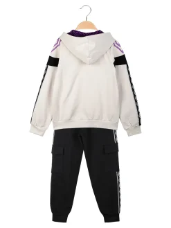 Umbro Completo tuta da ragazzo con cappuccio e zip