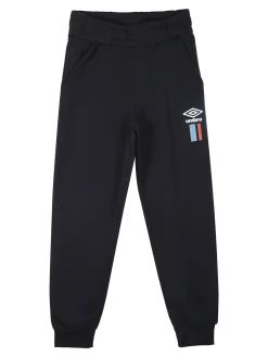 Umbro Completo tuta da ragazzo 2 pezzi con cappuccio e interno felpato - blu scuro