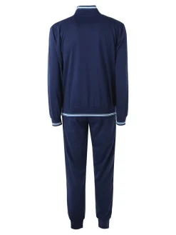 Umbro Completo tuta da uomo full zip in misto cotone - blu