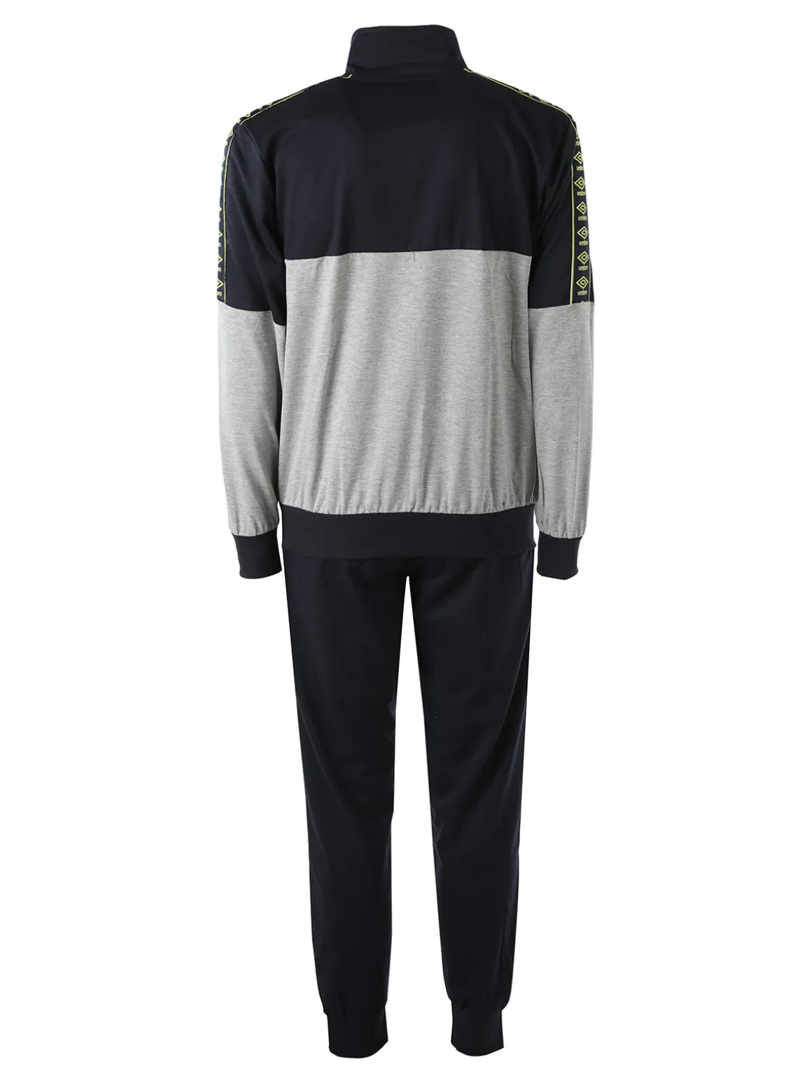 Umbro Completo tuta da uomo 2 pezzi full zip in misto cotone - blu scuro
