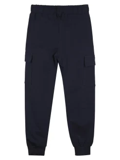Umbro Completo tuta 2 pezzi da bambino full zip con pantaloni cargo - rosso