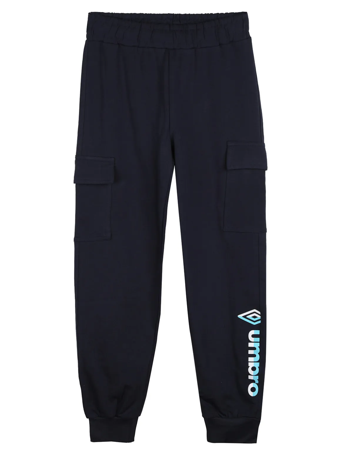 Umbro Completo tuta 2 pezzi da bambino full zip con pantaloni cargo - rosso