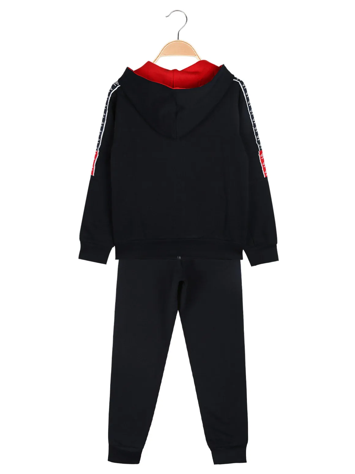 Umbro Completo tuta 2 pezzi da bambino con cappuccio e zip - blu scuro