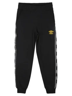 Umbro Completo tuta 2 pezzi da bambino con interno felpato - nero