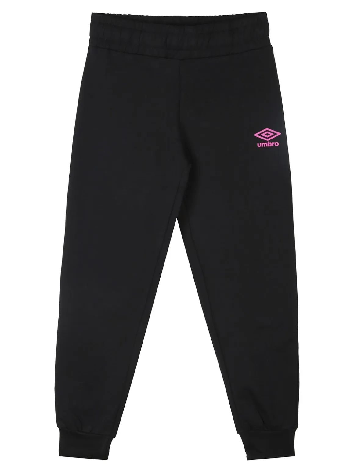 Umbro Completo tuta 2 pezzi da ragazza con interno felpato e stampa logo - nero