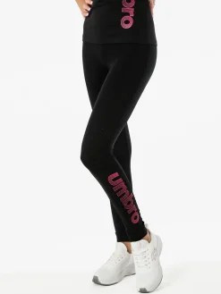 Umbro Leggings sportivi da donna con logo - fucsia