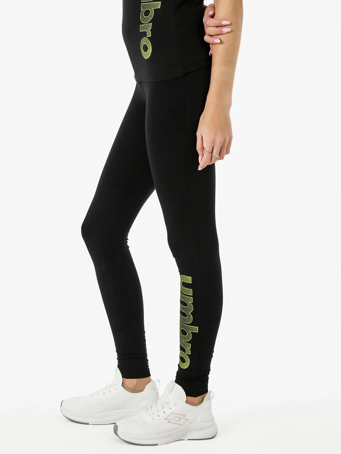 Umbro Leggings sportivi da donna con logo - verde chiaro