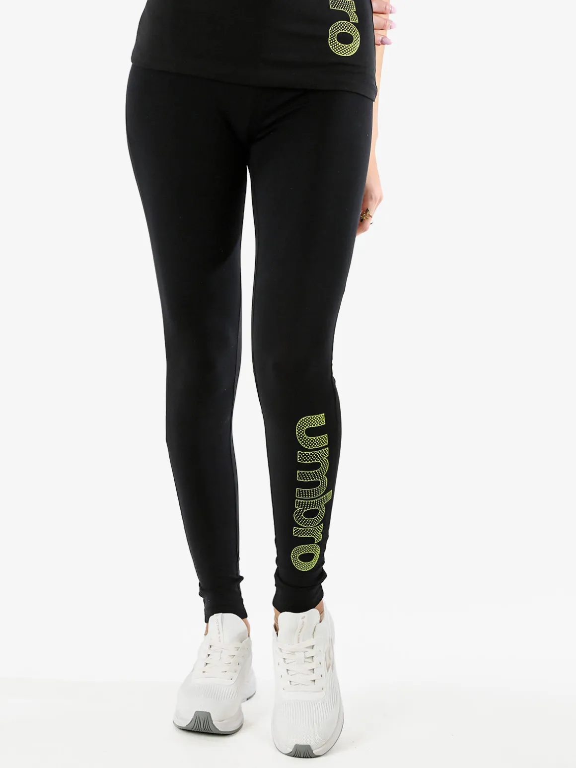 Umbro Leggings sportivi da donna con logo - verde chiaro