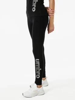 Umbro Leggings sportivi da donna con logo - bianco