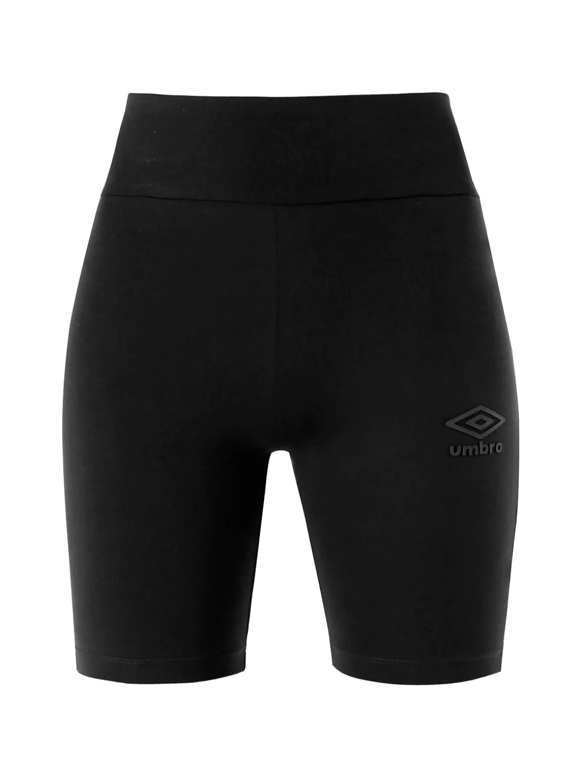 Umbro Shorts sportivi da donna in cotone elastico - nero