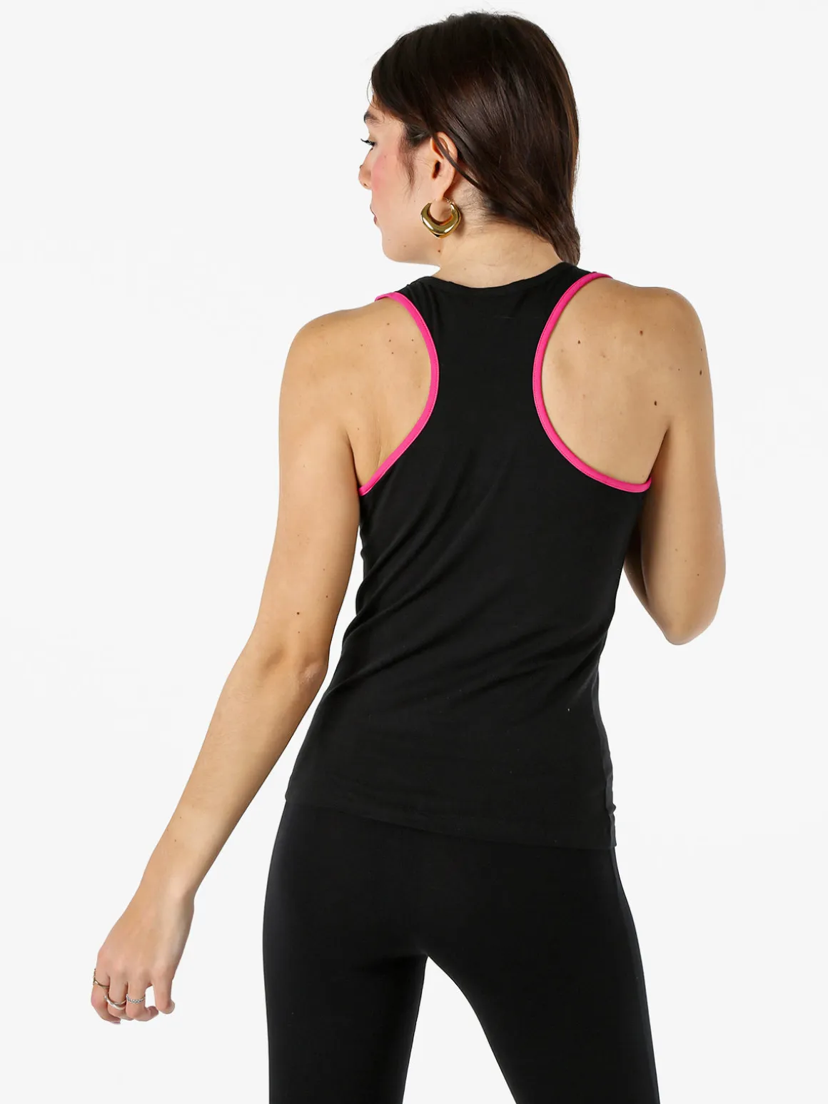 Umbro Top donna vogatore in cotone elasticizzato - fucsia
