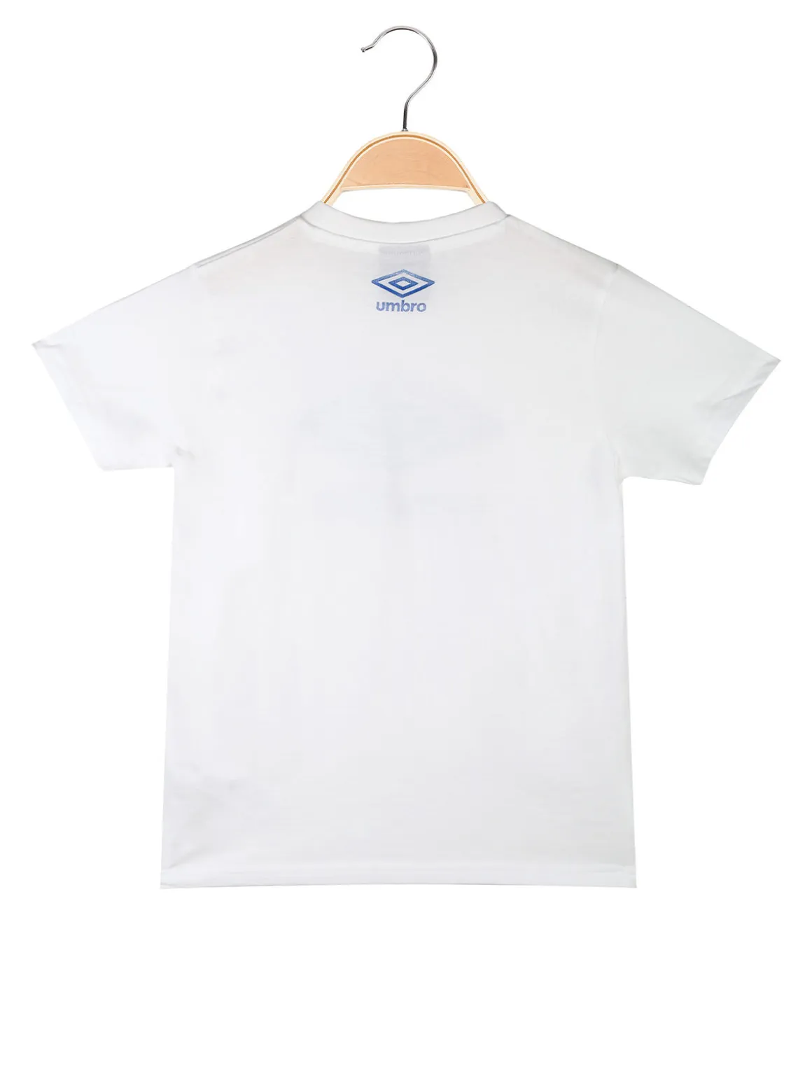 Umbro T-shirt da ragazzo in cotone con logo - bianco