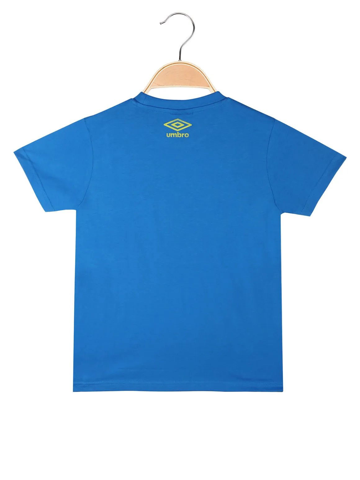 Umbro T-shirt da ragazzo in cotone con logo - blu