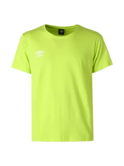 Umbro T-shirt girocollo da uomo in cotone con logo - mela