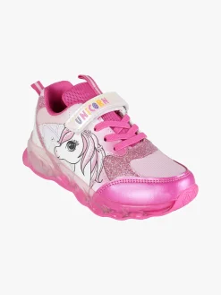 Unicorn Sneakers da bambina con strappo e luci