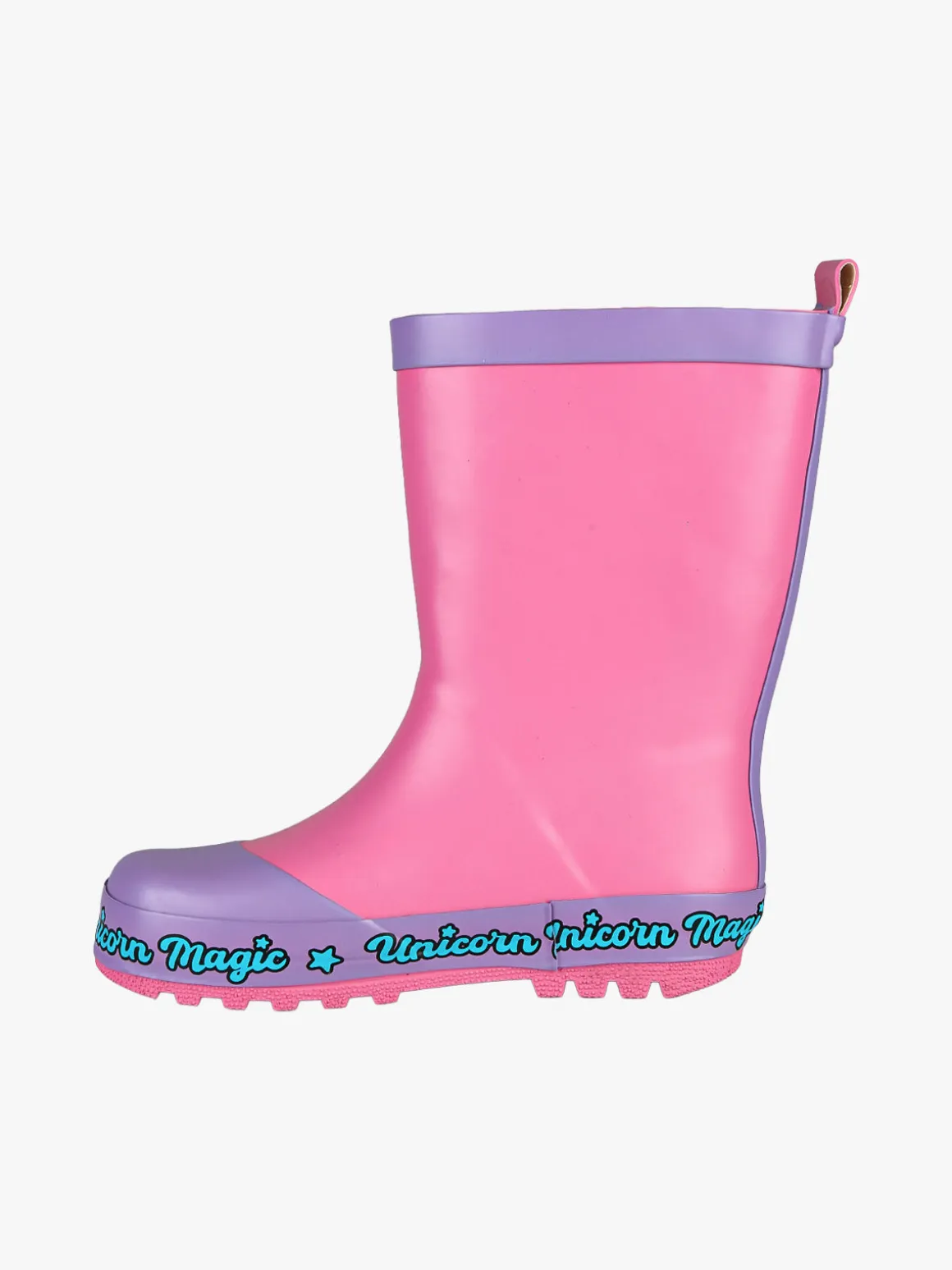 Unicorn Stivali pioggia da bambina - rosa