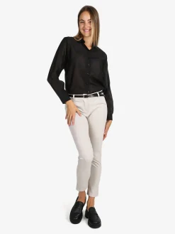 Unique Camicia donna a maniche lunghe - nero