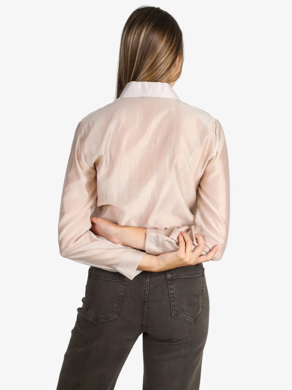 Unique Camicia donna a maniche lunghe - beige