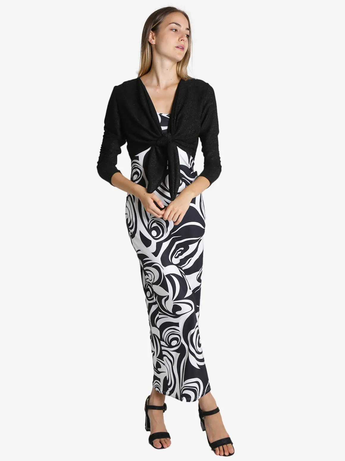 Unique Coprispalle donna a cuore in lurex