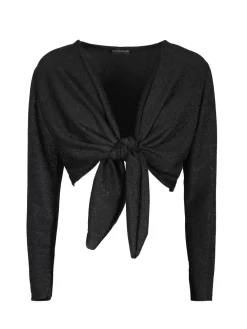Unique Coprispalle donna a cuore in lurex