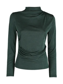 Unique Maglia donna accollata a maniche lunghe