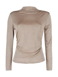 Unique Maglia donna accollata a maniche lunghe