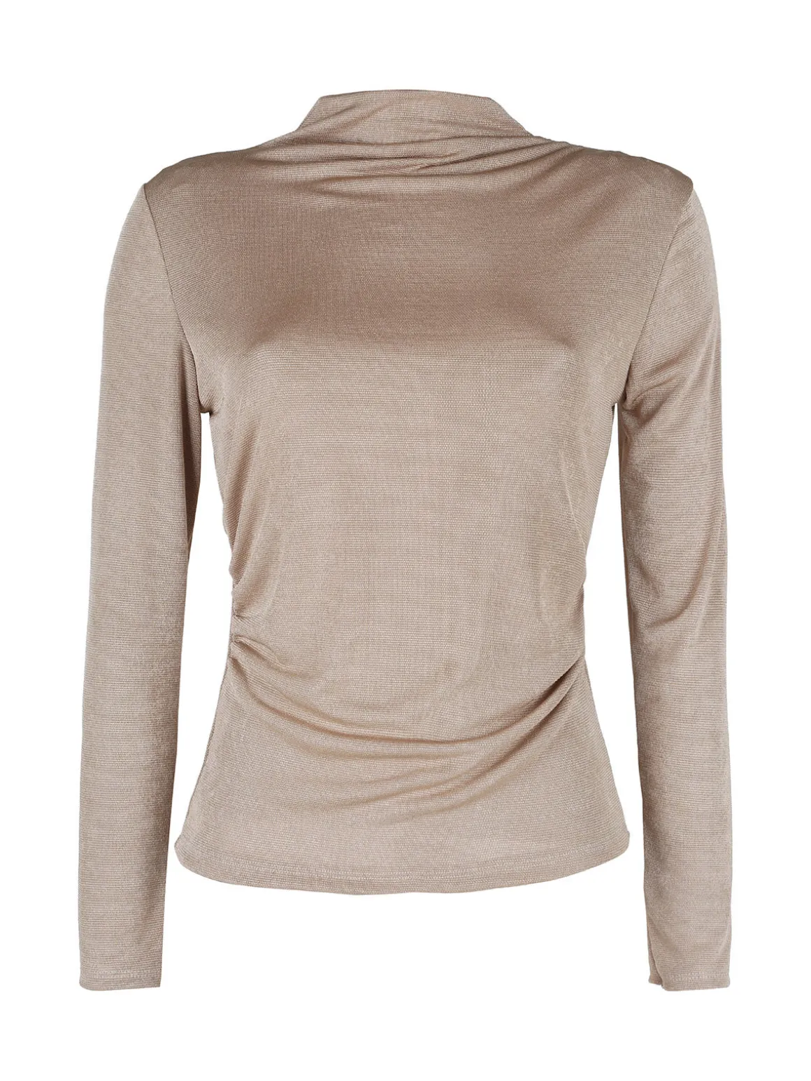Unique Maglia donna accollata a maniche lunghe