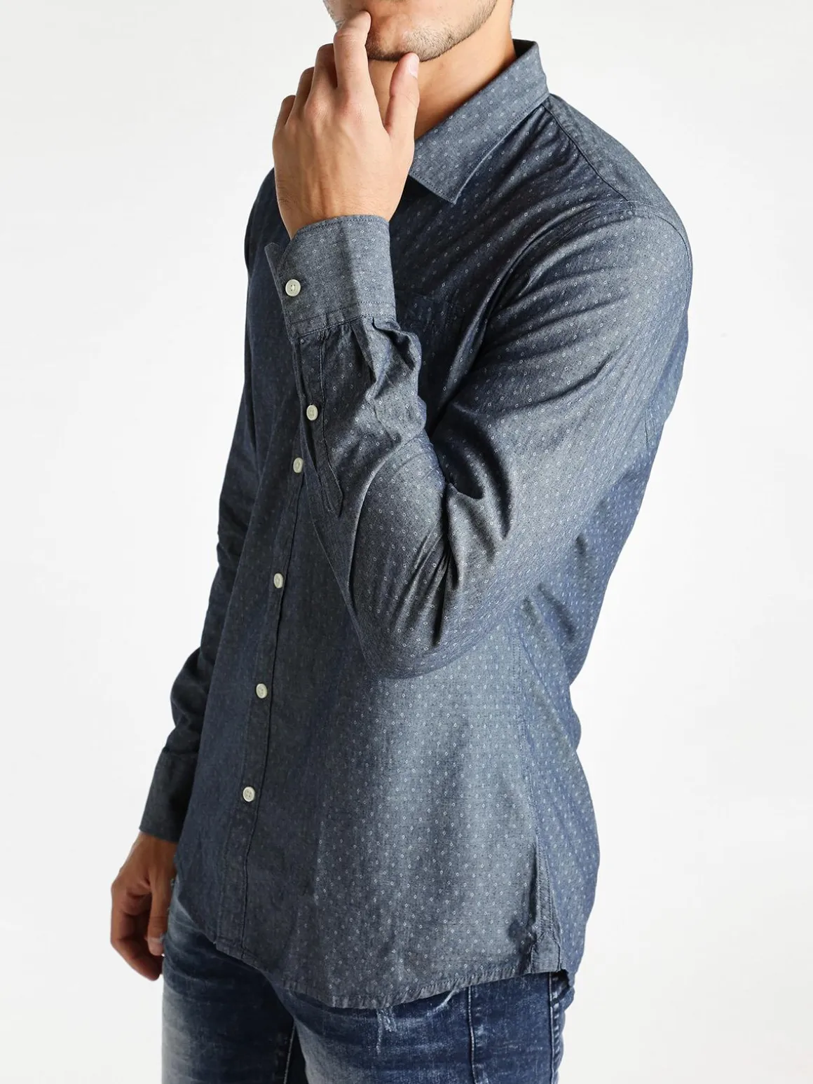 Urban Ring Camicia in cotone con taschino