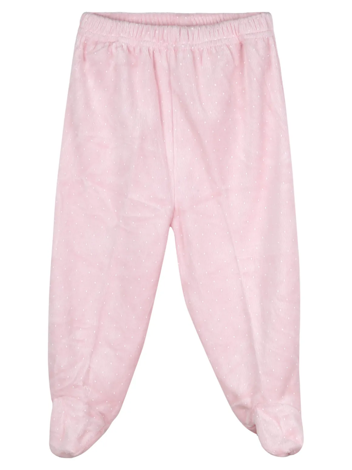 Urchin Completo lungo da neonata in ciniglia con accessori - rosa