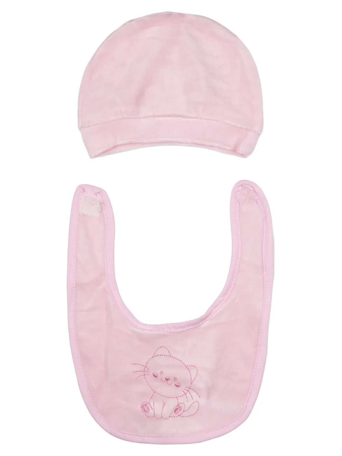 Urchin Completo lungo da neonata in ciniglia con accessori - rosa