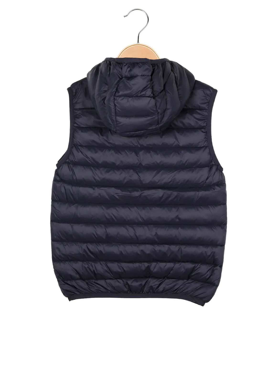 Urchin Gilet imbottito da bambino con cappuccio e zip - blu scuro
