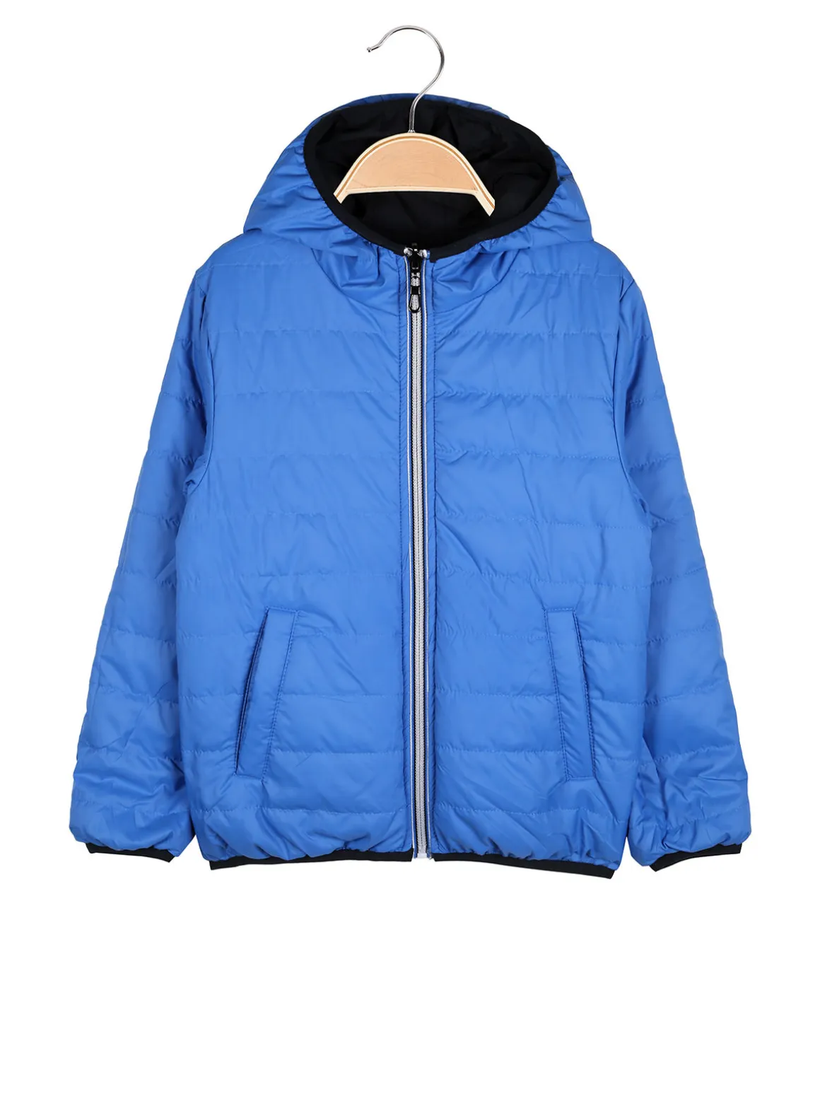 Urchin Giubbotto da bambino doubleface con cappuccio - blu scuro