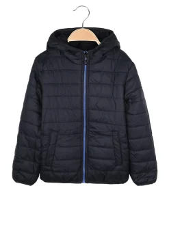 Urchin Giubbotto da bambino reversibile con cappuccio - blu scuro