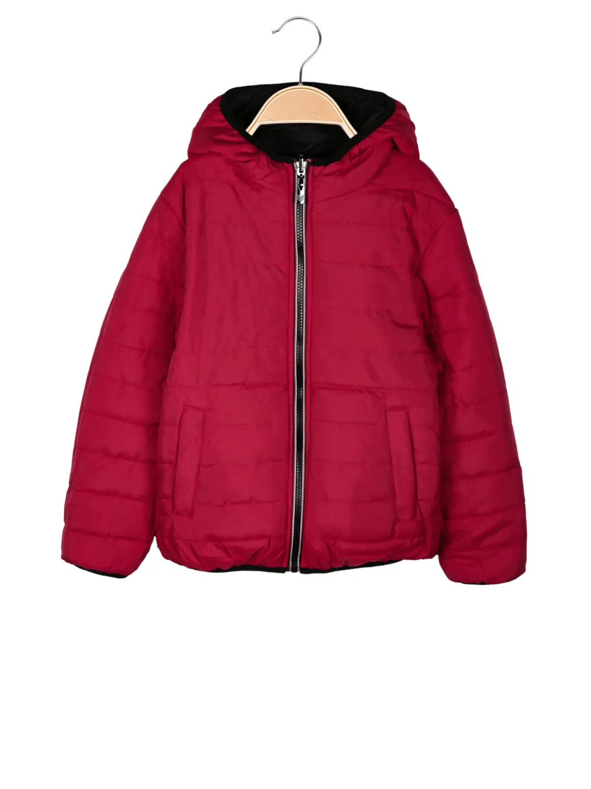 Urchin Giubbotto doubleface da bambino con cappuccio e zip