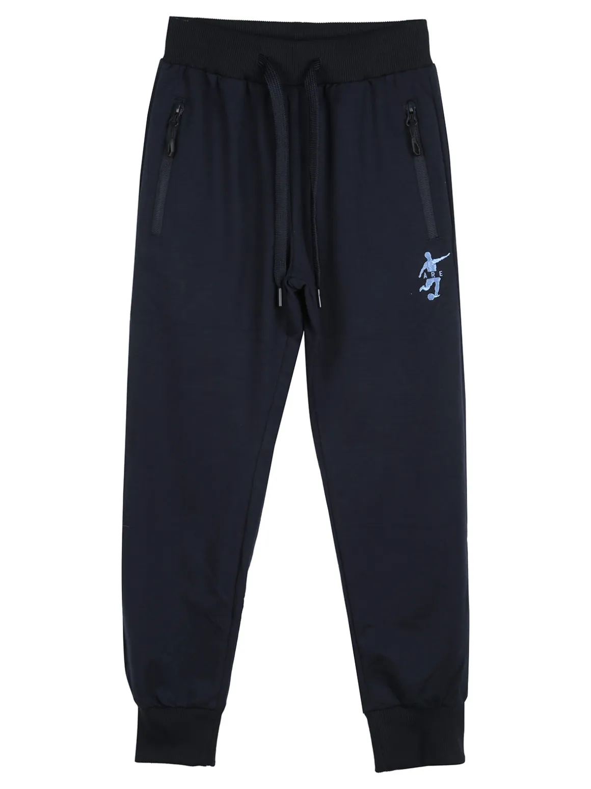 Urchin Pantaloni tuta da bambino con coulisse e polsini - blu scuro