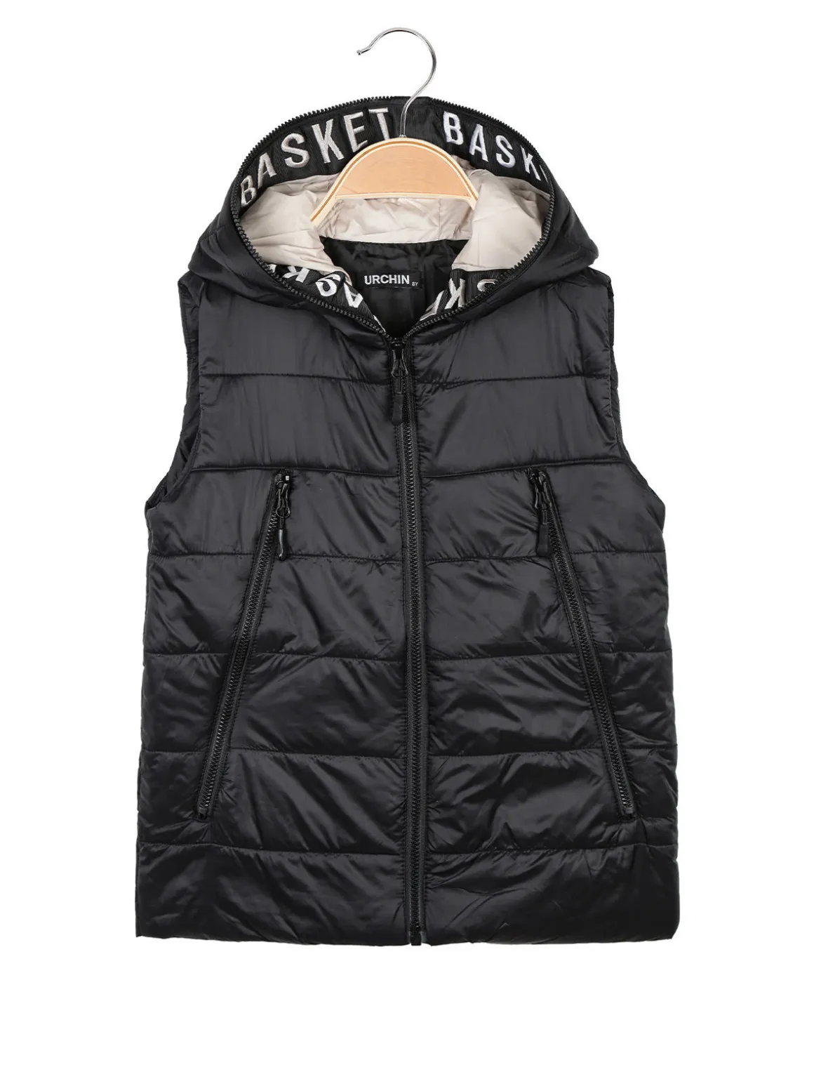 Urchin Smanicato da bambino con cappuccio e zip